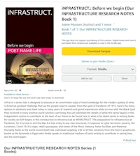 infrastructure research notes 1